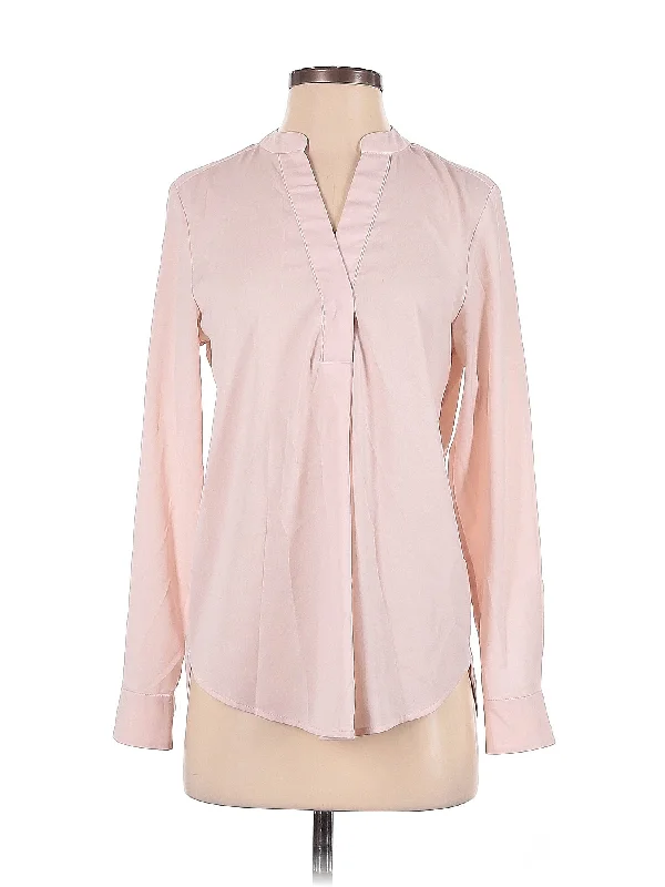 Long Sleeve Blouse Frilled Cuff Blouse