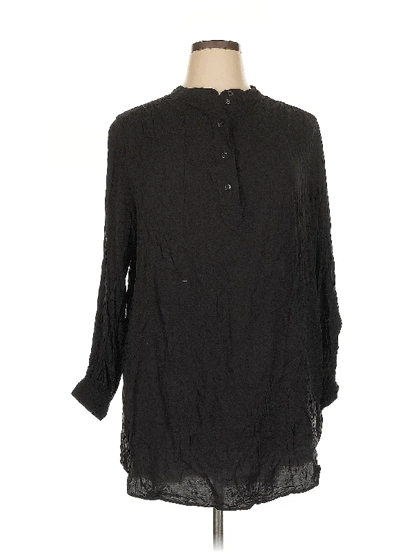 Long Sleeve Blouse Cotton Casual Blouse