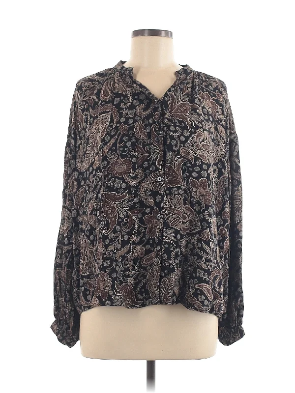 Long Sleeve Blouse Peter Pan Blouse
