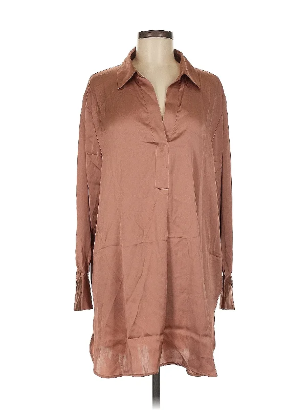 Long Sleeve Blouse Relaxed Fit Blouse