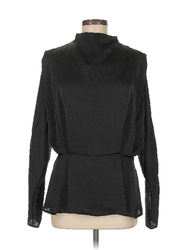 Long Sleeve Blouse Feminine Tie Blouse