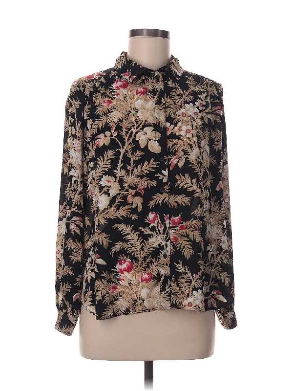 Long Sleeve Blouse Delicate Bow Blouse