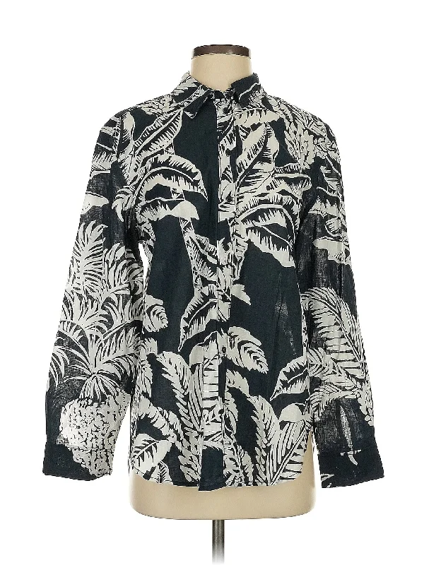 Long Sleeve Blouse Sweetheart Neck Blouse