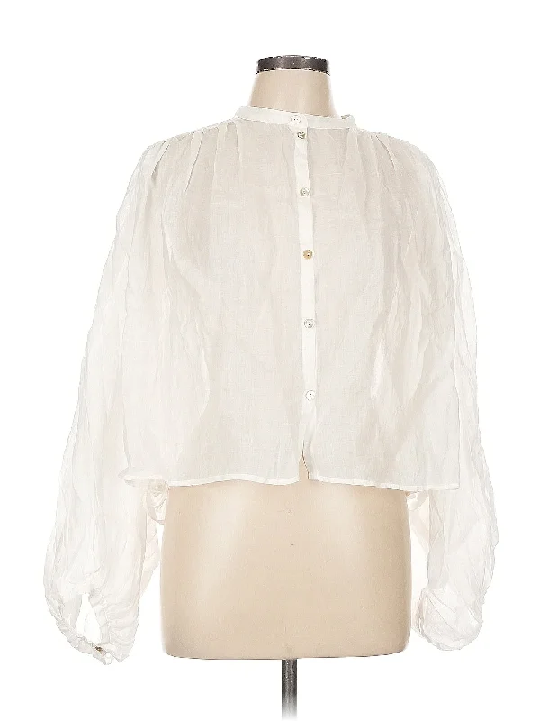 Long Sleeve Blouse Casual Stripe Blouse