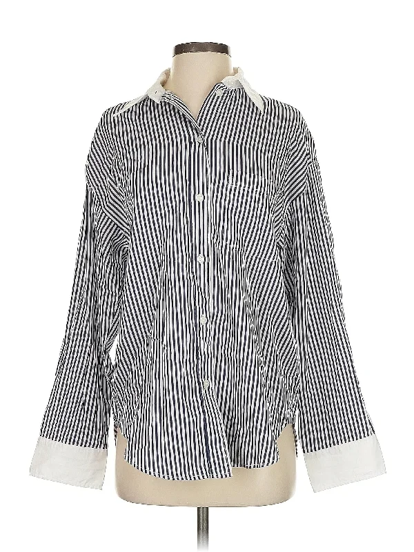 Long Sleeve Blouse Feminine Ruffle Blouse