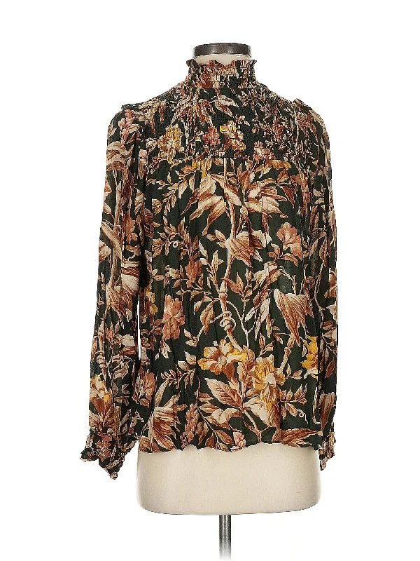 Long Sleeve Blouse Sleeveless Chiffon Blouse