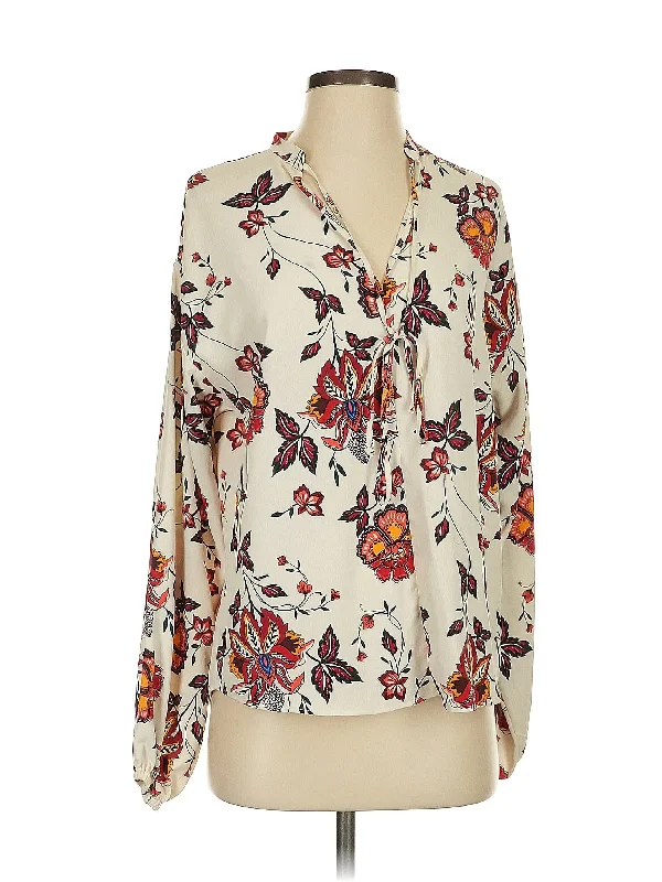 Long Sleeve Blouse Flowy Bohemian Blouse