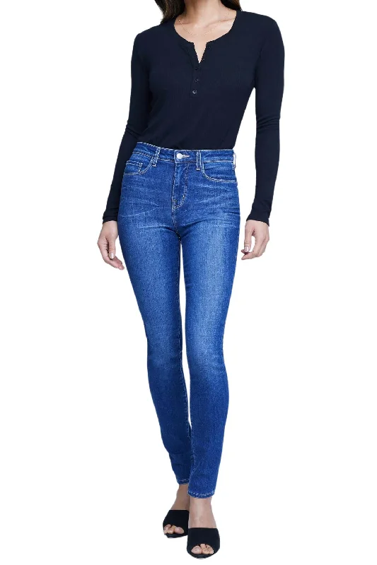 Marguerite High Rise Skinny Jeans In Colton Comfortable Ankle Jeans