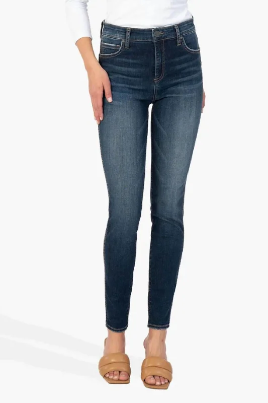 Mia High Rise Fab Ab Slim Fit Skinny Jeans In Legacy Wash Elegant Wide-Leg Jeans