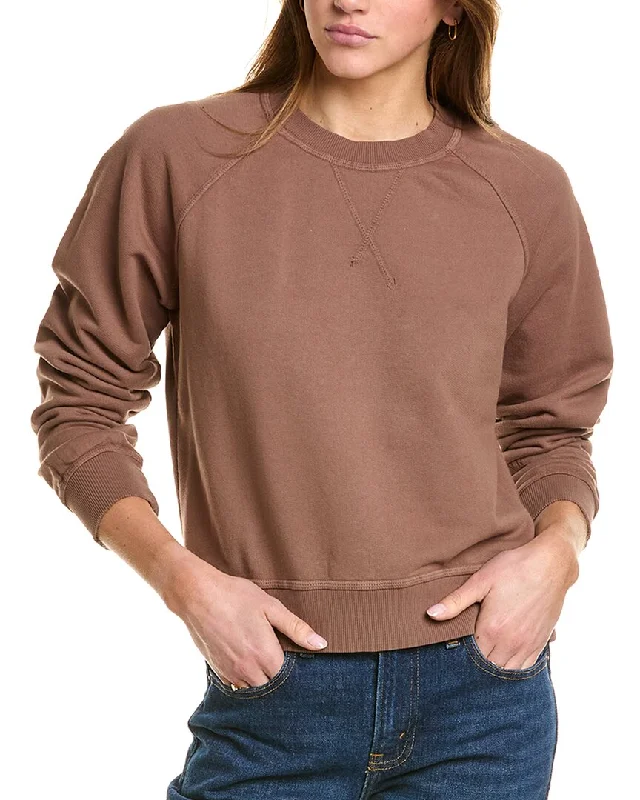 Monrow 90's Classic Raglan Sweater Oversized Loose Flowy