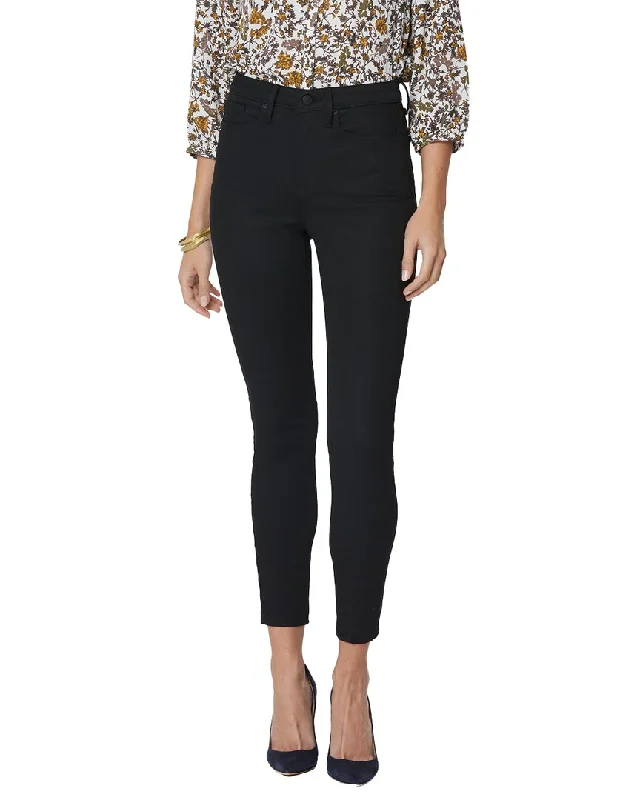 NYDJ Ami Black Rinse Skinny Leg Jean Cozy Relaxed Fit Jeans
