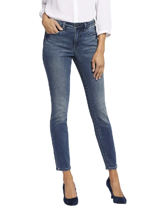 NYDJ Ami Lombard Jean Stylish Acid-Wash Jeans