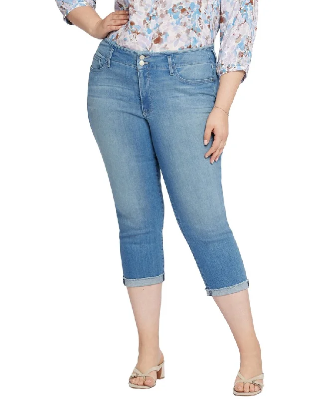 NYDJ Chloe Mesmerize Capri Jean Trendy Low-Rise Slim Jeans