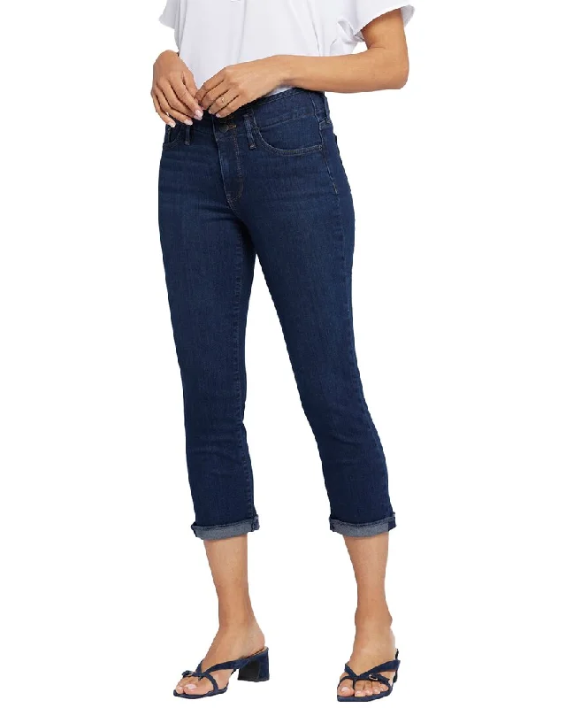 NYDJ Chloe Northbridge Capri Jean Cozy Stretch High-Waist Jeans