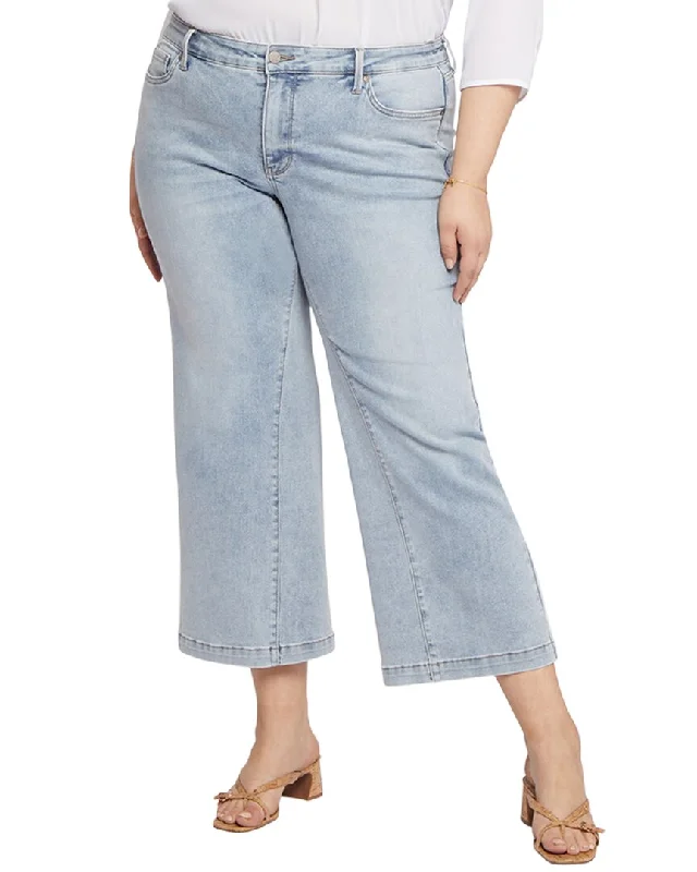 NYDJ Plus Teresa Skylar Wide Leg Jean Casual Loose Fit Jeans