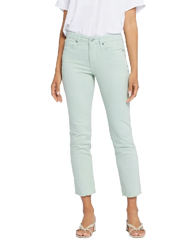 NYDJ Sheri Fantasy Dream Ankle Crop Jean Elegant Tapered Leg Denim