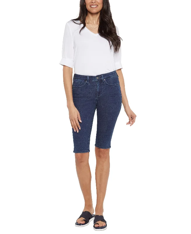 Nydj Skinny Capri Jeans Classic Button Fly Jeans