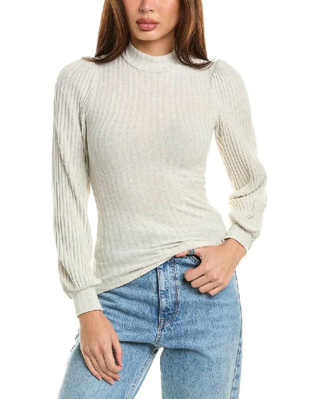 Project Social T Kora Sweater Houndstooth Herringbone Solid