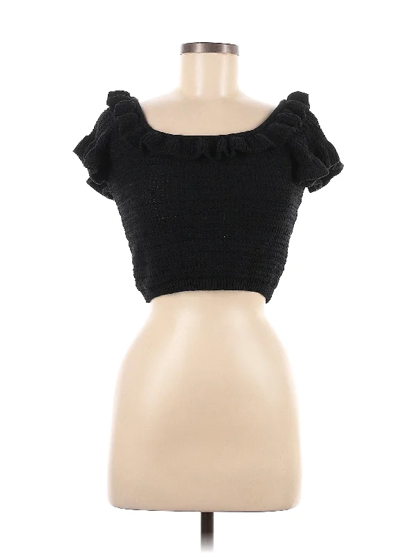 Pullover Sweater Front Pockets Side Pockets Patch Pockets
