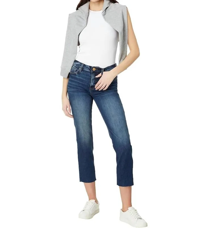 Reese High Rise Jeans In Acquired Wash Stylish Acid-Wash Jeans