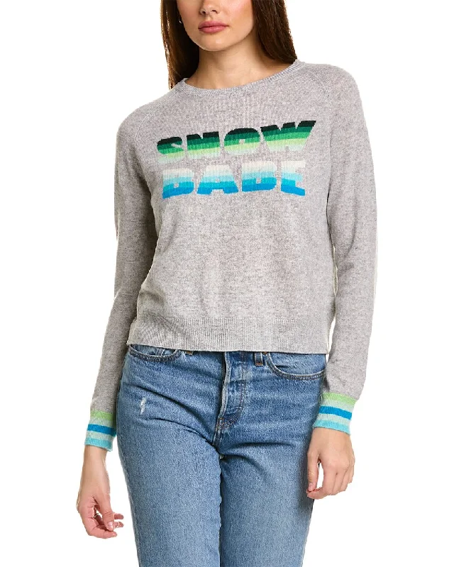 Scott & Scott London Snow Heart Cashmere Sweater Spandex Blend Rayon Blend Denim Blend
