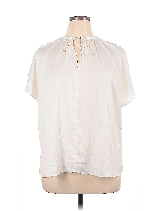 Short Sleeve Blouse Loose Fit Blouse