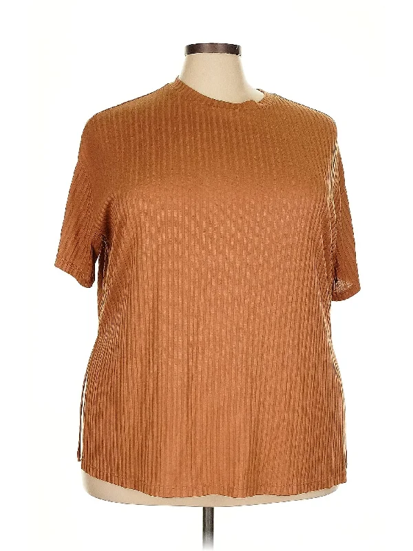 Short Sleeve Blouse Elegant Office Blouse