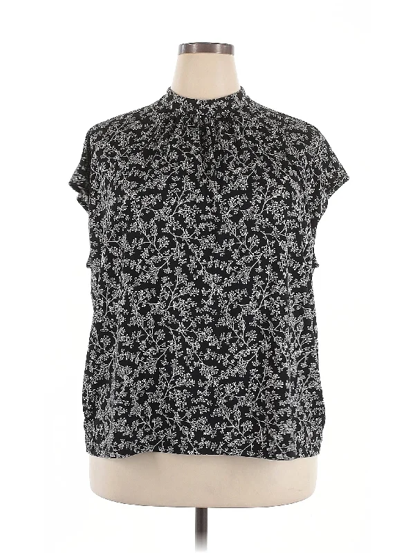 Short Sleeve Blouse Feminine Satin Blouse
