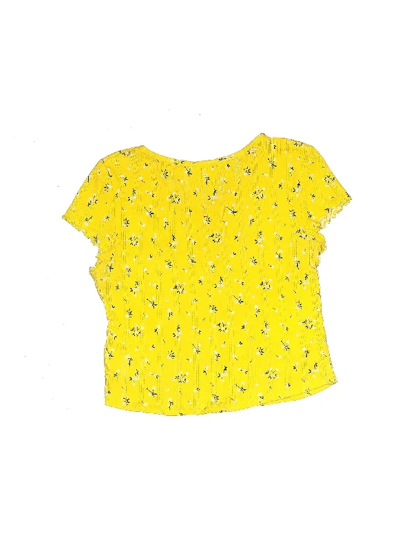Short Sleeve Blouse Elegant Lace Blouse