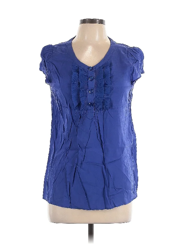 Short Sleeve Blouse Feminine Pastel Blouse