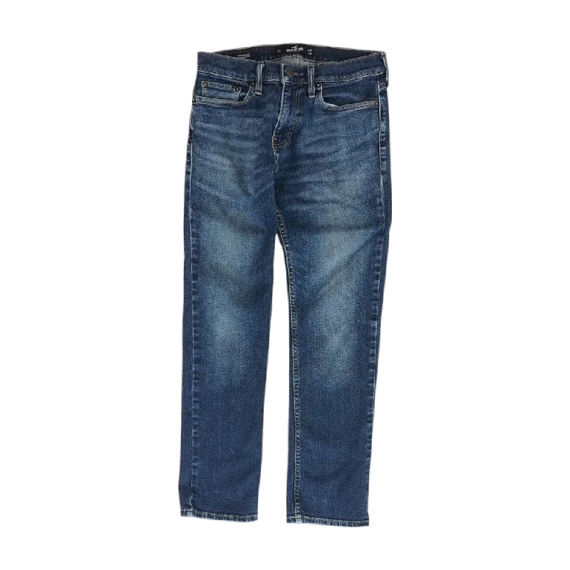 Solid Bootcut Jeans Trendy Acid Wash Skinny Jeans