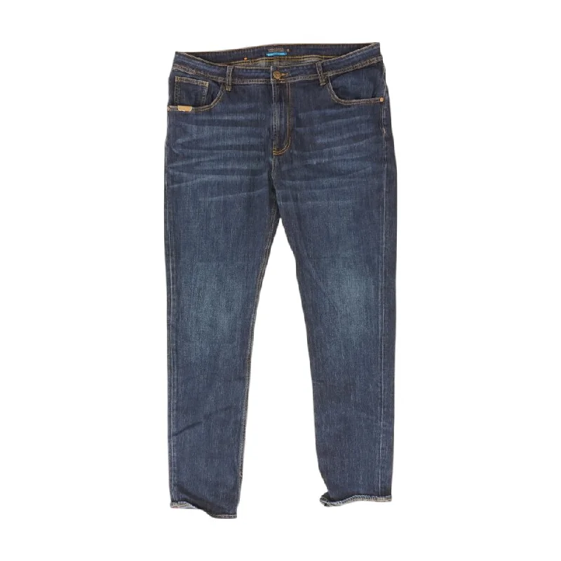 Solid Regular Jeans Casual Straight-Leg Jeans