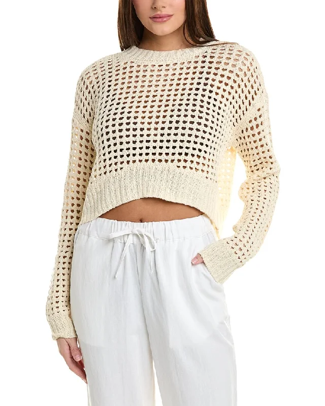 Solid & Striped The Nolan Sweater Open Front Closed Front Wrap Front