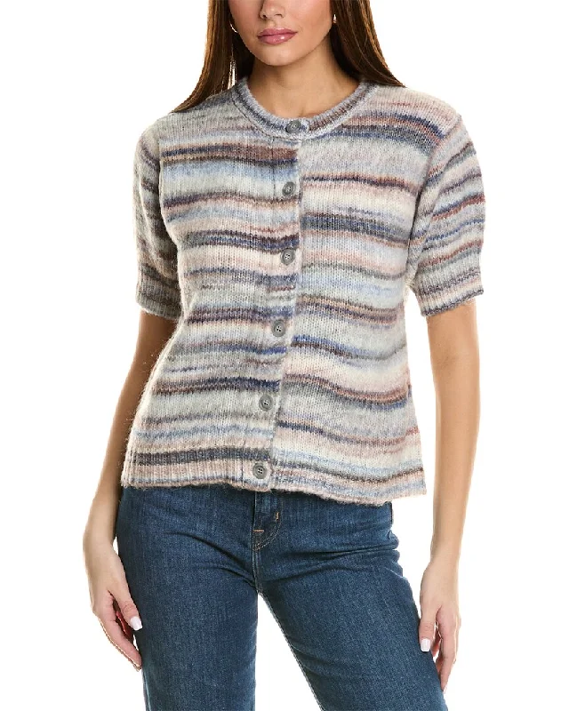 Splendid Sedona Wool-Blend Sweater Lace Blend Ribbed Blend Corduroy Blend