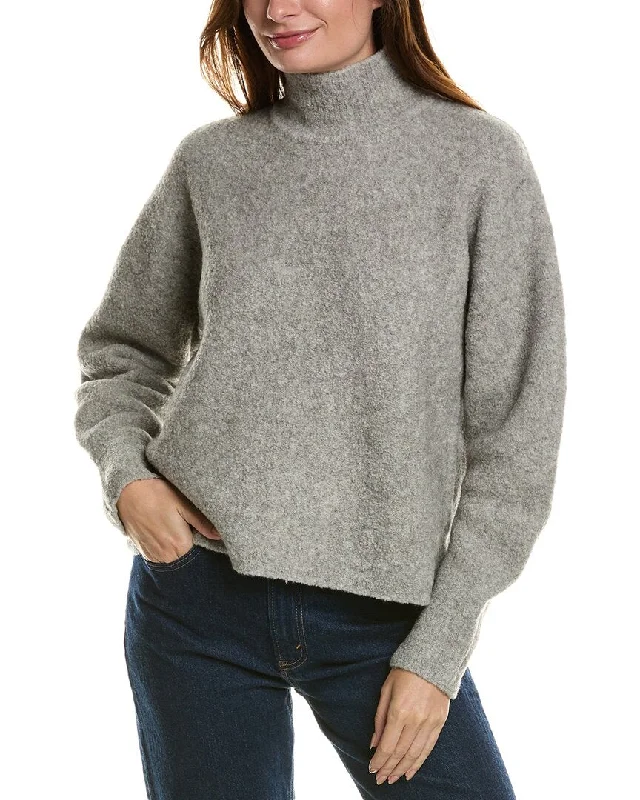 Theory Cozy Boucle Wool & Yak-Blend Sweater Wool Sweater Cotton Sweater Cashmere Sweater