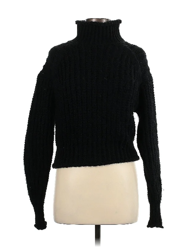 Turtleneck Sweater Knit Fabric Woven Fabric Fleece Fabric