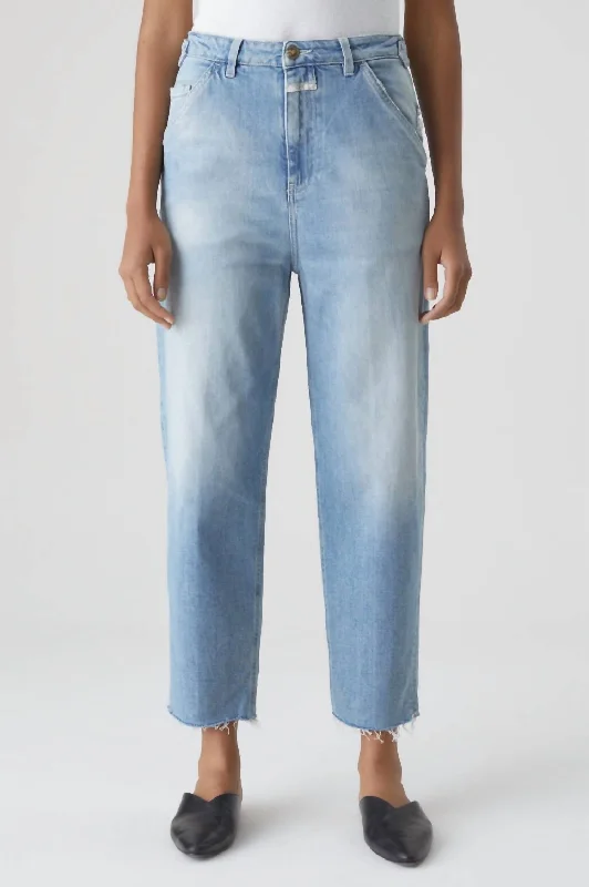 Welby Jean In Mid Blue Casual Loose Fit Jeans