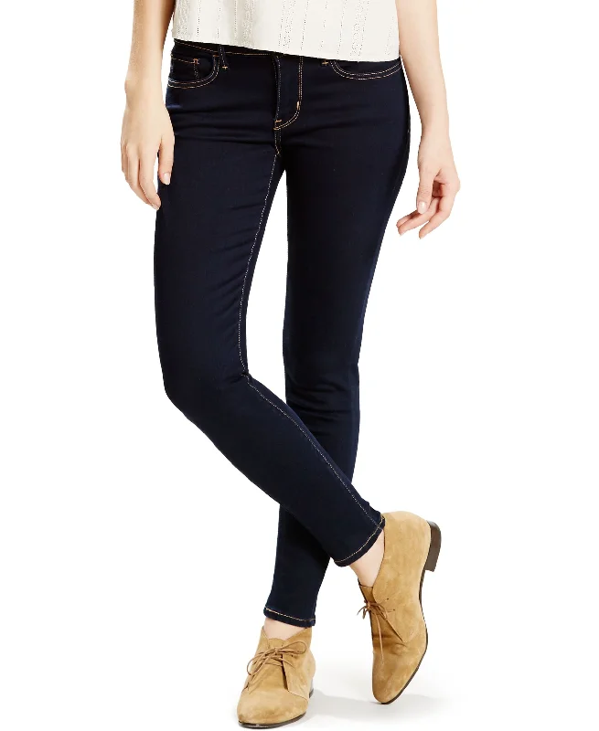 Women's 710 Super Skinny Jeans in Short Length Fashionable Distressed Jeans