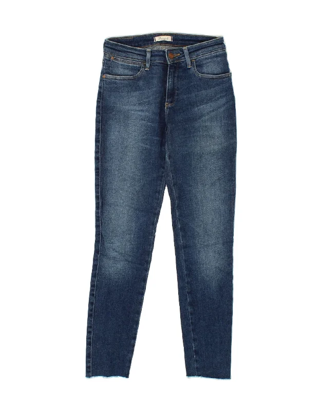 WRANGLER Womens Skinny Jeans W26 L28  Blue Cotton Fashionable Jeggings Style Jeans