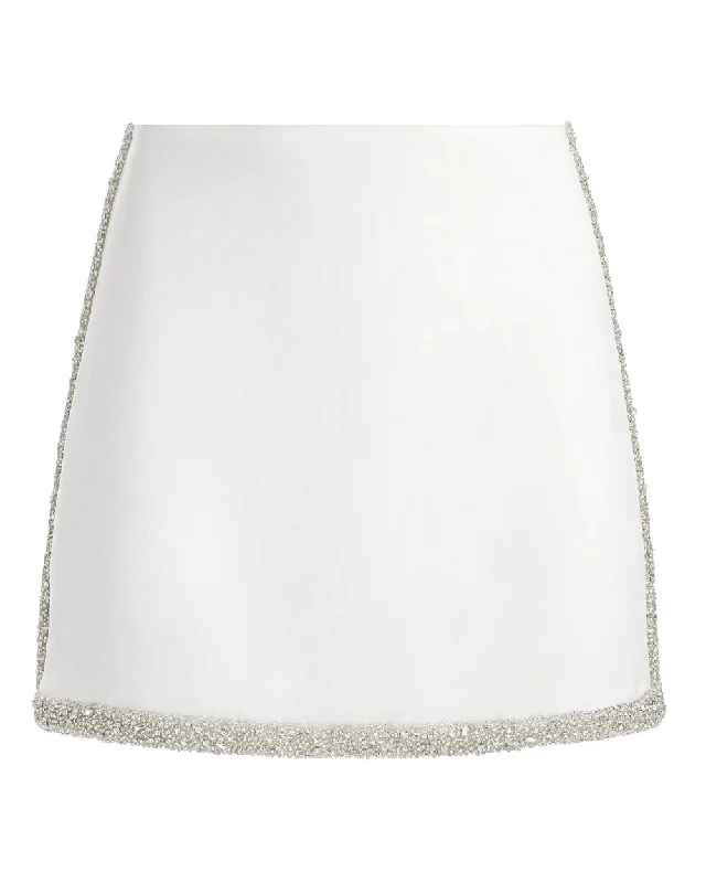 Off White Riley Embellished Skirt lace skirt romantic