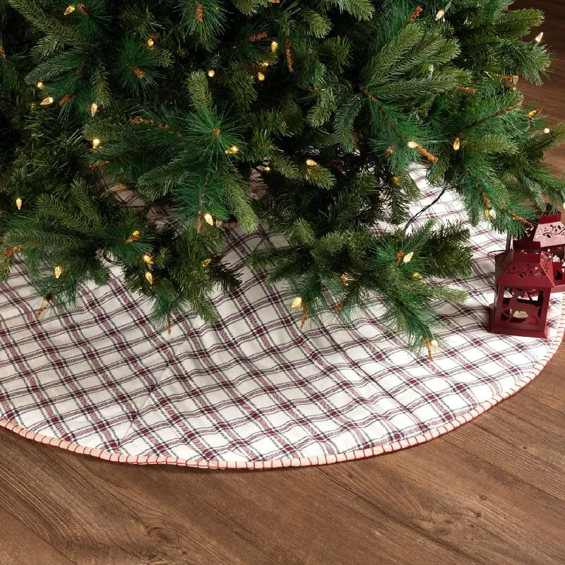 Amory Christmas Tree Skirt 55 VHC Brands chiffon skirt flowing