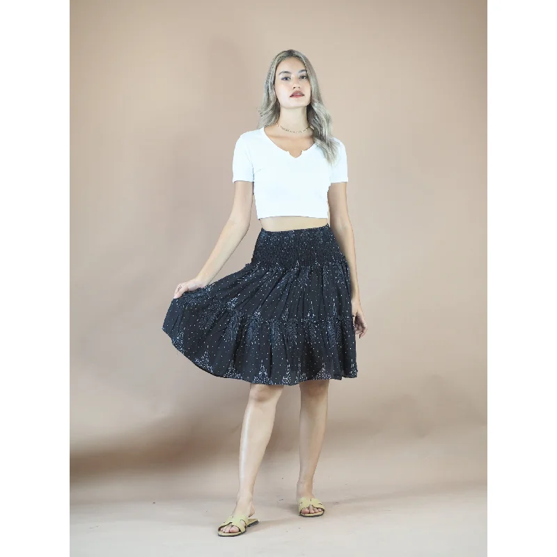 Big eye Women's Skirt in Black SK0090 020033 01 wrap skirt elegant
