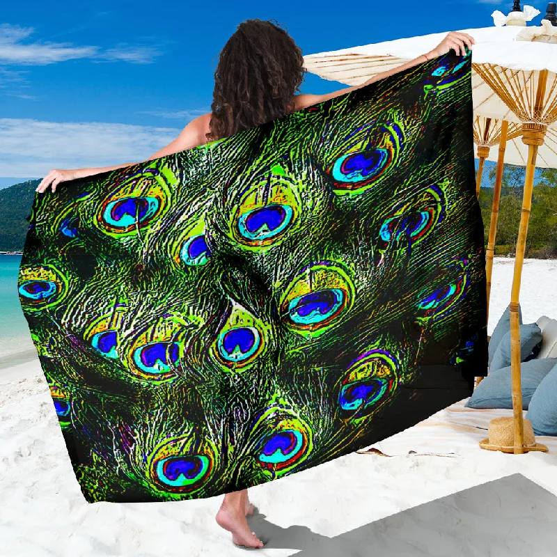 Bird Models: Peacock Feathers 03 Sarong velvet skirt plush