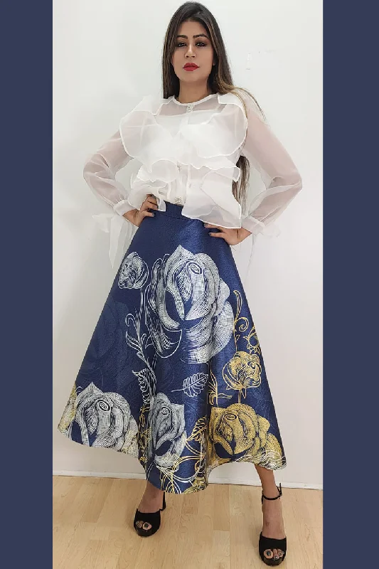 C3196A SKIRT (L, XL, XXL) maxi skirt elegant