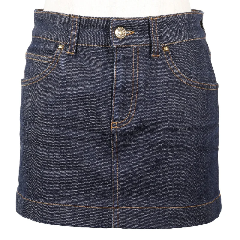 Gucci Denim Mini Skirt BB05310310 breathable skirt fabric