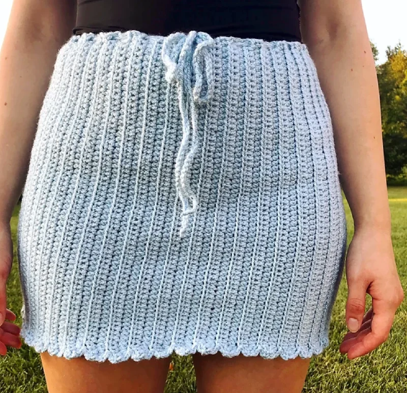 Osaka Skirt Crochet Pattern chiffon skirt lightweight