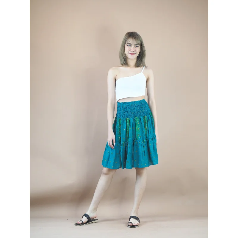 Peacock  Women's Skirt in Bright Green SK0090 020008 04 vintage skirt charm