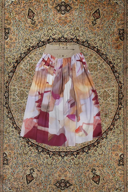 PAINTING APRON SKIRT wool skirt warm