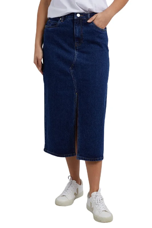 SCOUT MIDI SKIRT - 55D0133 satin skirt smooth