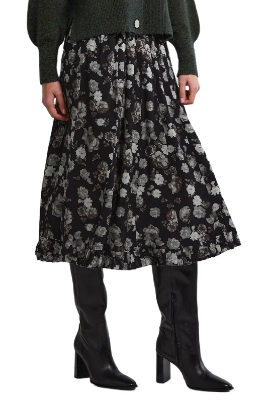 STIRLING SKIRT - LA3576 ribbed skirt waist